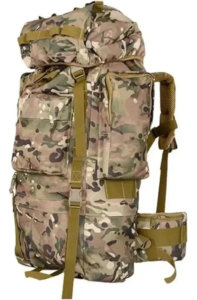 Mochila Táctica Militar Grande 75l 900d Impermeable Clasico