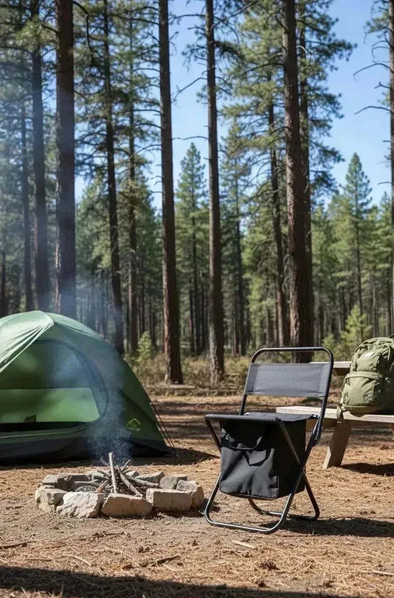 Silla Plegable Para Camping Con Compartimento Superior - Image 2