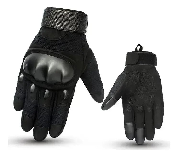 Guantes Tactica Moto Dedo Largo Touch