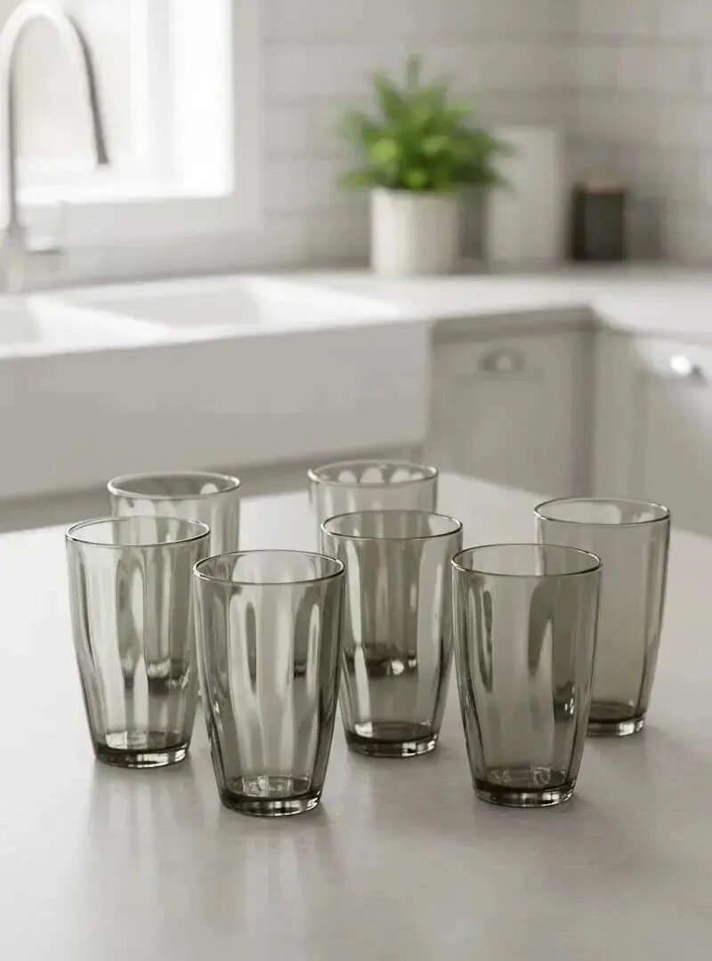 Set X6 Vasos Acrilico 510 Ml Irrompibles Frio Calor