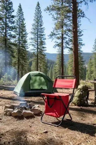 Silla Plegable Para Camping Con Compartimento Exclusivo - Image 2
