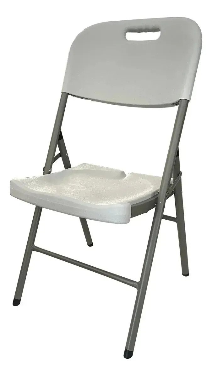 Silla Plegable Reforzada Negro O Blanco X2 Unidades Premium - Image 5