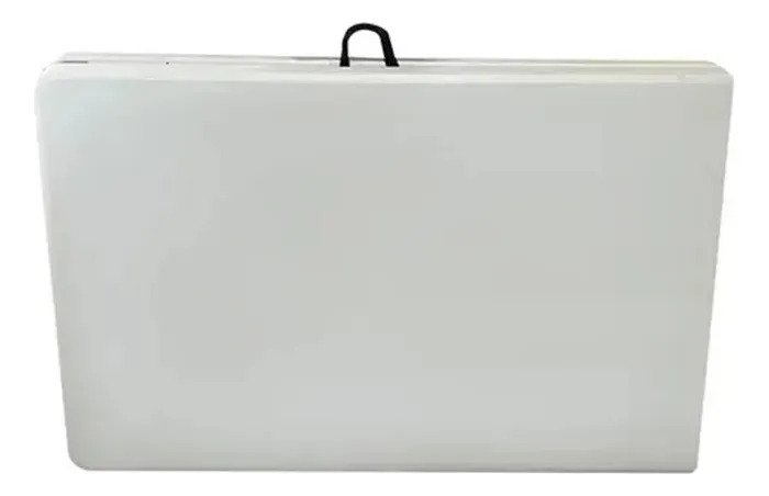 Mesa Plegable Rectangular 240 Cm Valija Playa Picnic Blanco - Image 9