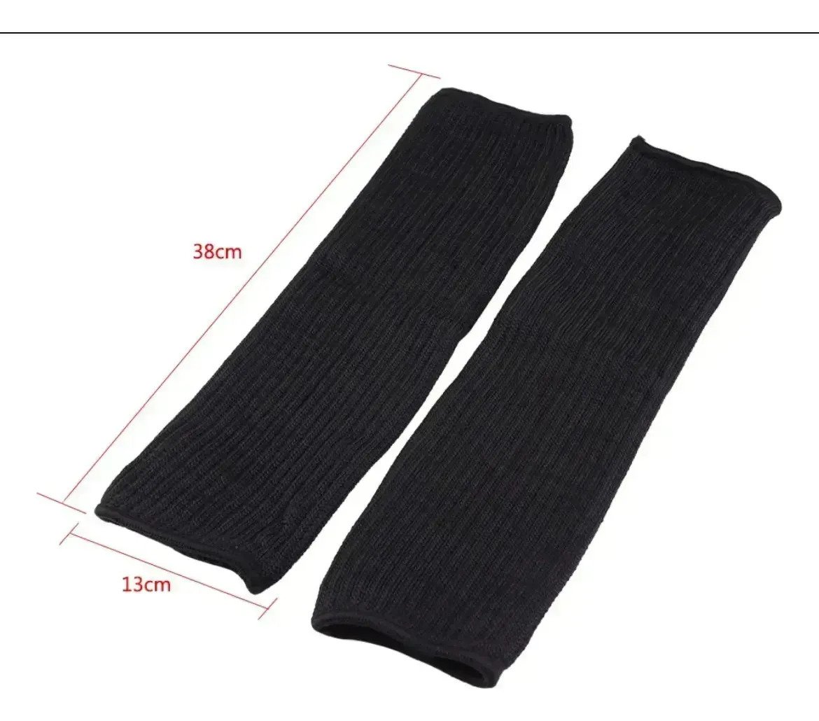 Mangas Brazo Anti Corte Protector Resistente Negro Premium - Image 9