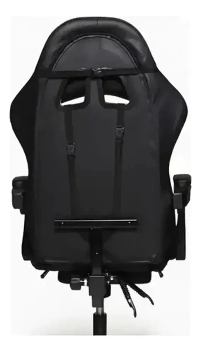 Silla Gamer Ergonómica Oficina Escritorio Pc Reforzado Negro Cuero Sintético - Image 6