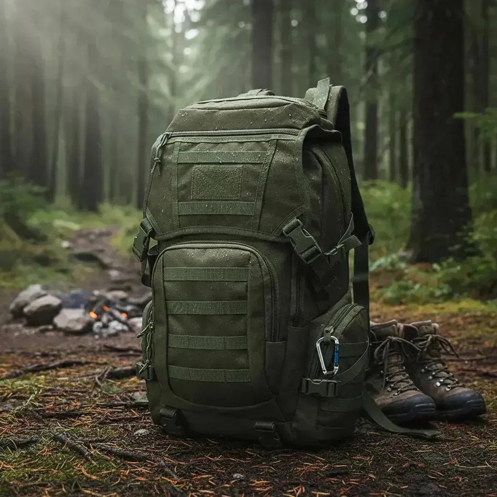 Mochila Táctica Militar 50 Litros Camping Molle Clasico