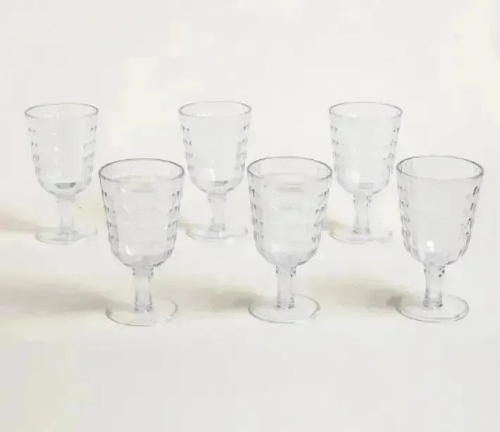 Set X6 Copas De Acrilico 450 Ml Premium Superior Hogar