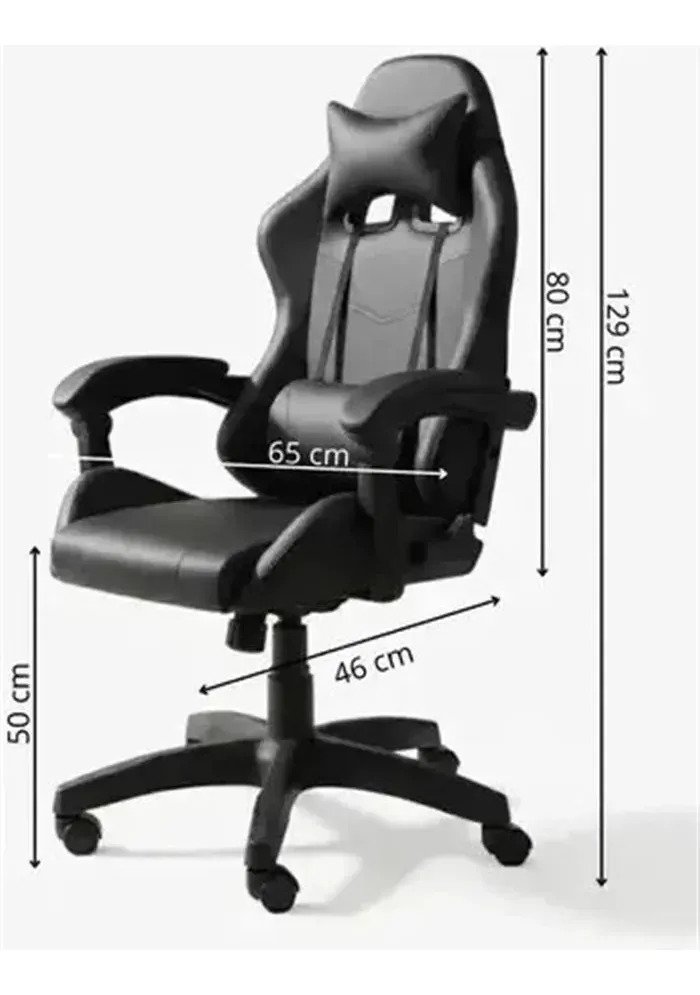Silla Gamer Ergonomica Pc Gaming Escritorio Colores Azul Cuero Sintético - Image 7