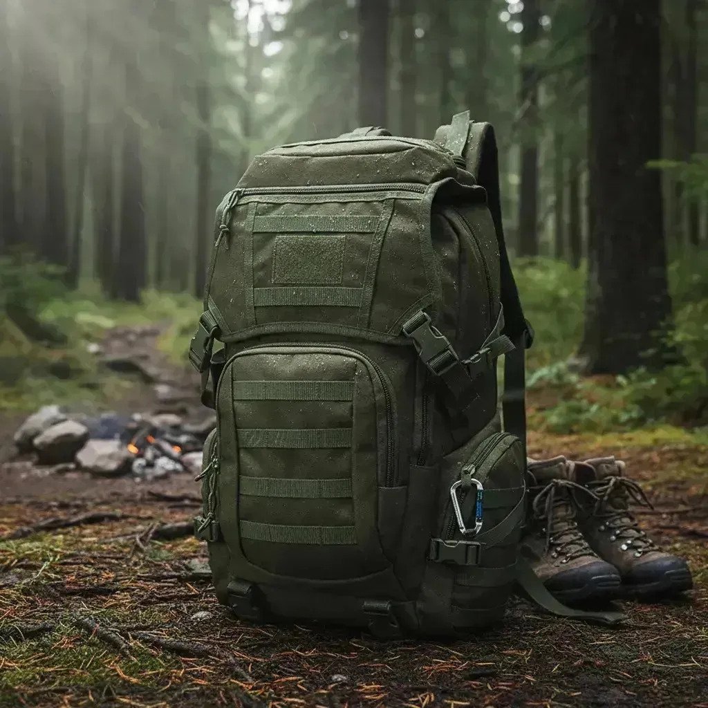 Mochila Táctica Militar 50 Litros Camping Molle Superior