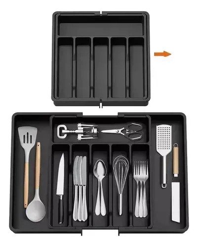 Organizador De Cubiertos Extensible Para Cajon Exclusivo