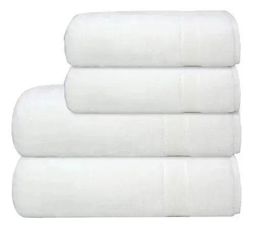 Juego Pack 2 Toallas Y Toallon Premium 100% Algodon 500 Grms