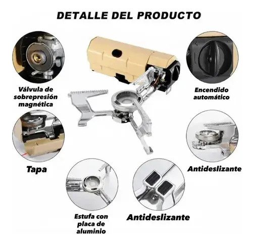 KLH Home ANAFE CAMPING - Imagen 2