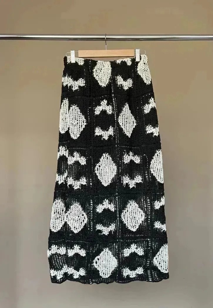 Set 2 Piezas Musculosa Top + Pollera Larga Mujer Femenino - Image 5