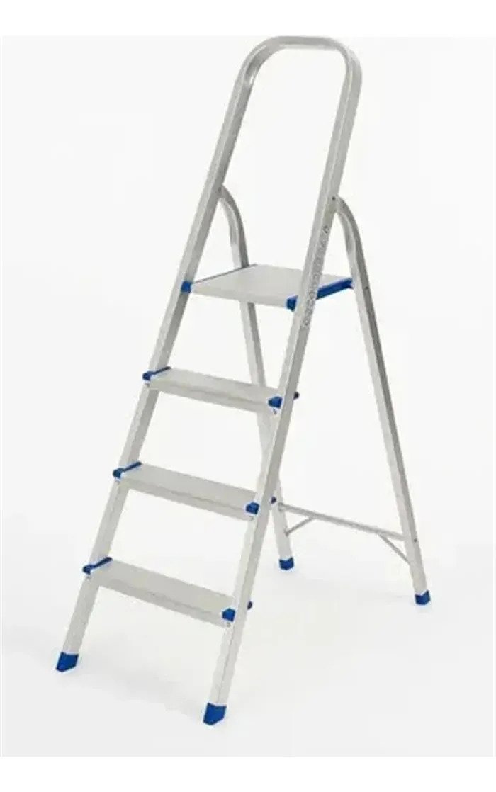 Escalera Tijera De Aluminio Antideslizante Reforzada
