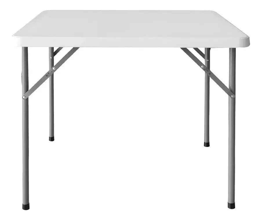 Mesa Plegable Cuadrada Plástico Resistente 86cm Jardin Exter - Image 5