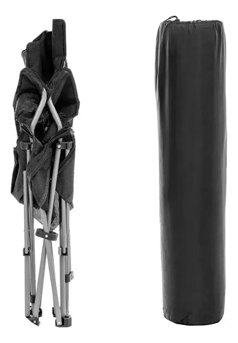 Silla Portátil Reclinable Plegable Camping Con Bolso - Imagen 9
