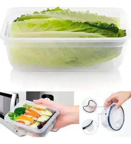 Set De 24 Tapers Frascos Herméticos De Plástico Para Cocina - Image 6