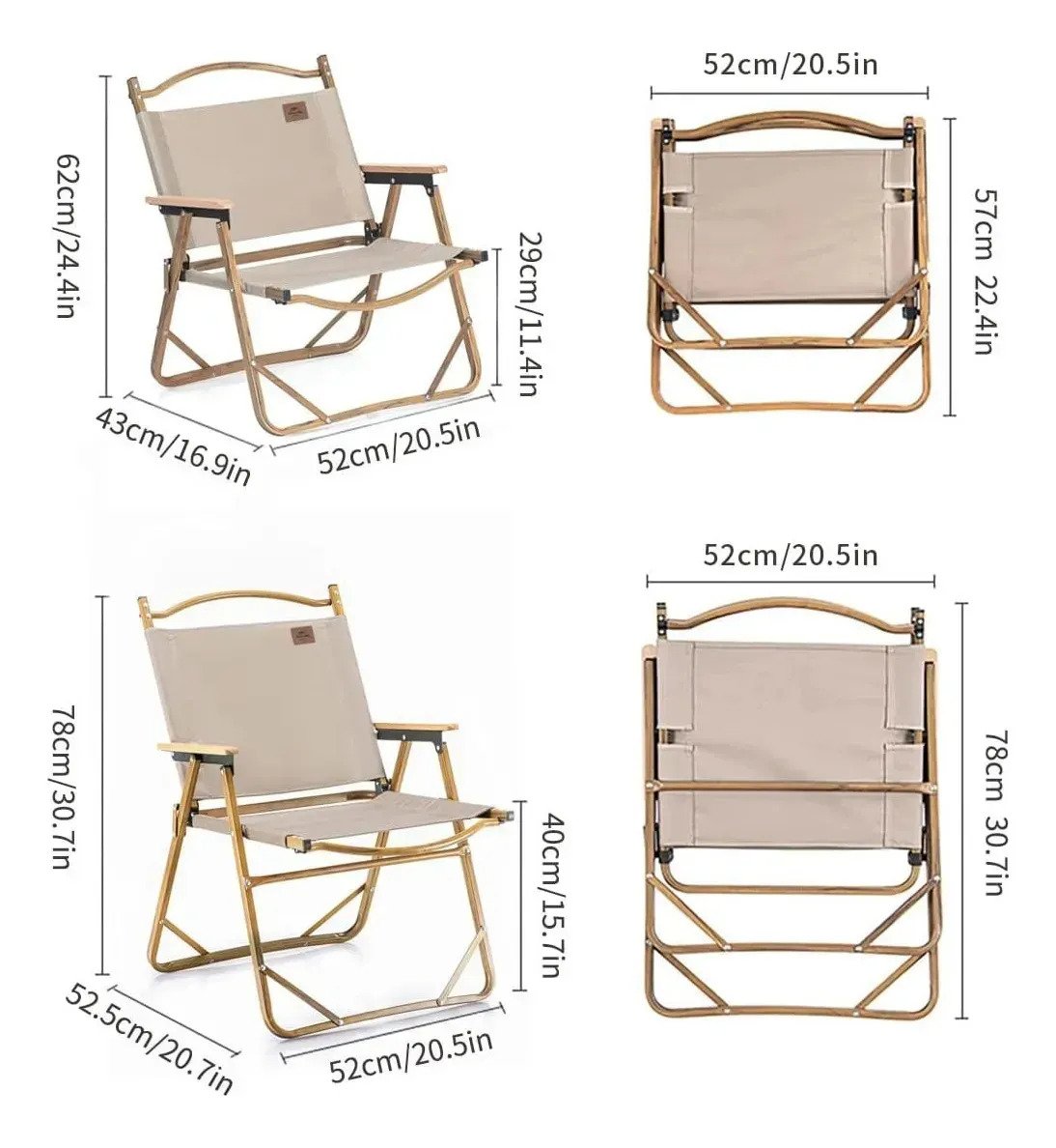 Silla Reposera Plegable Portatil Reforzada Playa Jardin - Image 10