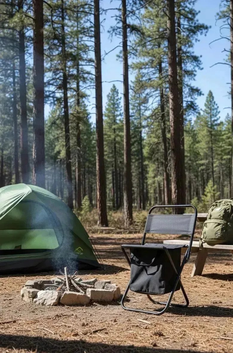 Silla De Camping Con Bolsa De Almacenamiento - Image 2