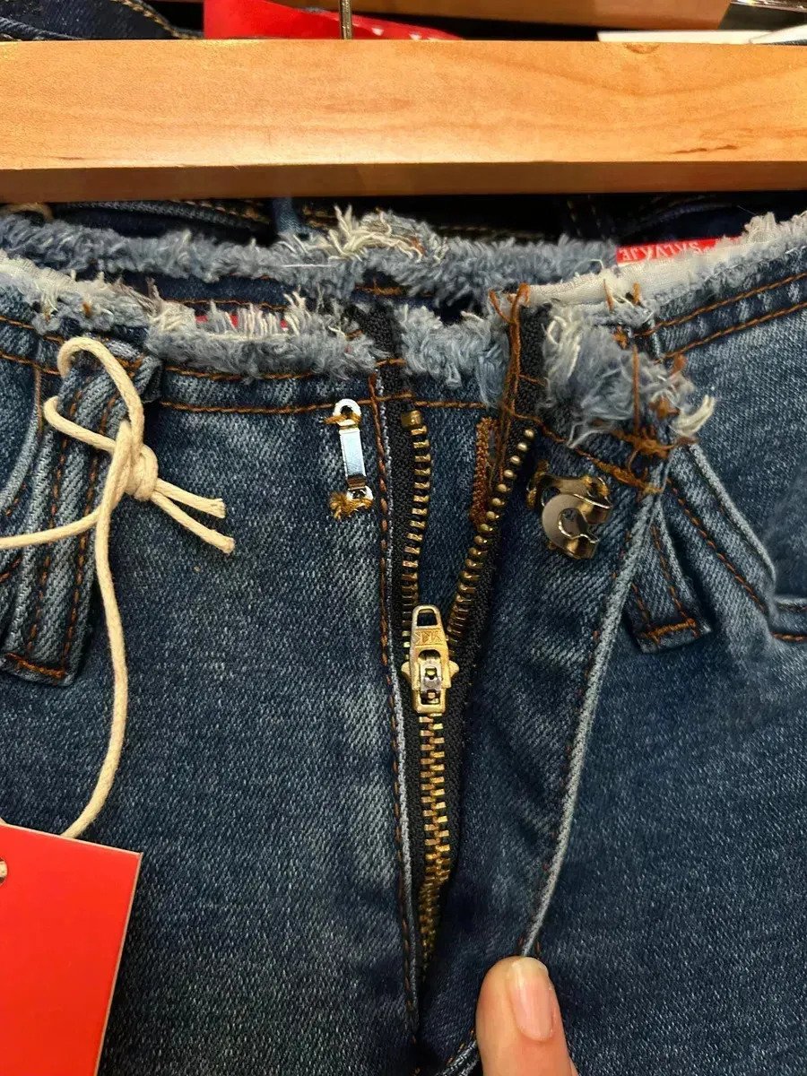 Jean Mujer Denim Elastizado Wide Leg Desilachado Premium - Image 4