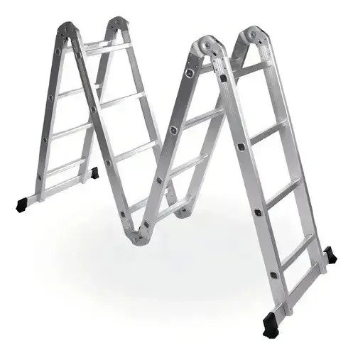 Escalera Aluminio Articulada 16 Escalones 4x4 - Image 4
