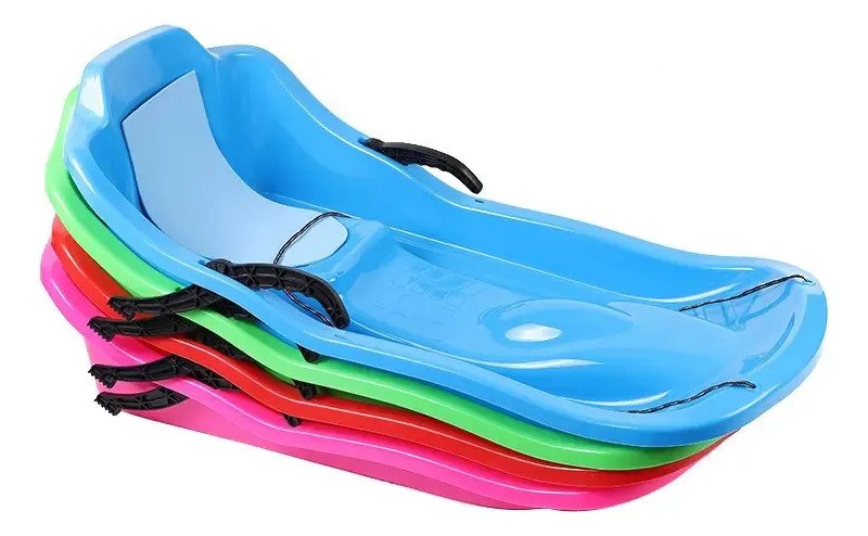 Trineo Infantil Para Nieve / Arena Con Frenos Y Respaldo - Image 3