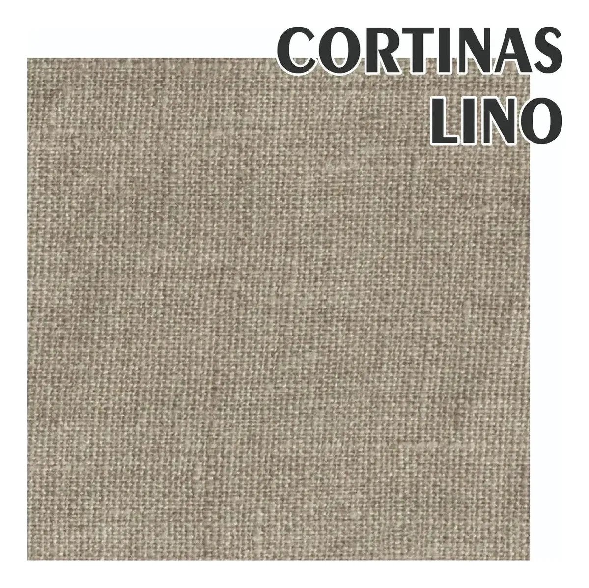 Cortina Blackout Lino Tapa 100% Oscuridad 140x210cm 2 Paños - Image 2