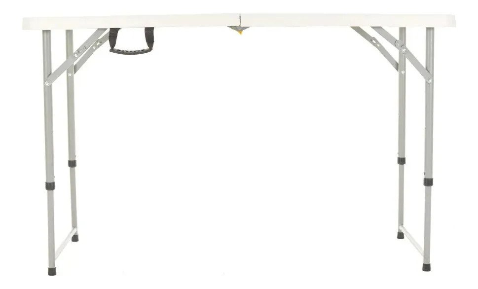Mesa Plástica De 120 Cm Ajustable En 3 Alturas Plegable - Image 4