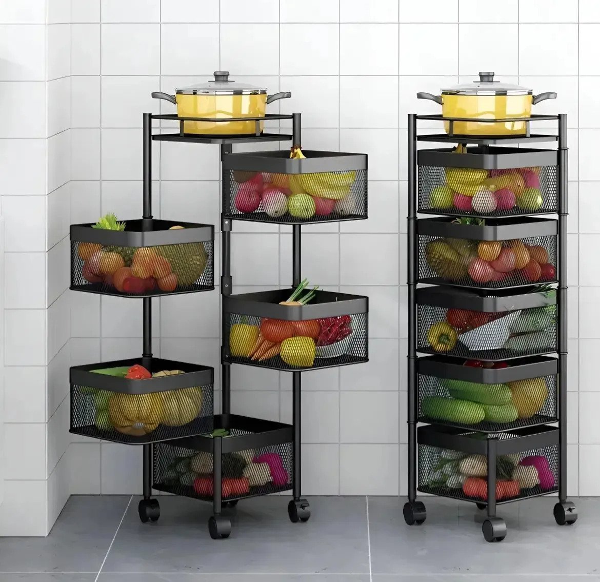 Carro Organizador 5 Niveles Estante Para Hogar Multiusos