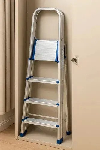 Escalera Tijera De Aluminio Antideslizante Reforzada - Image 6