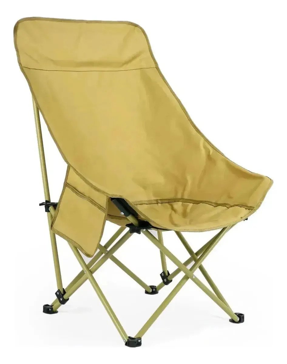 Silla Plegable Ligera Camping Bolsillo Lateral Tipo Director - Image 8