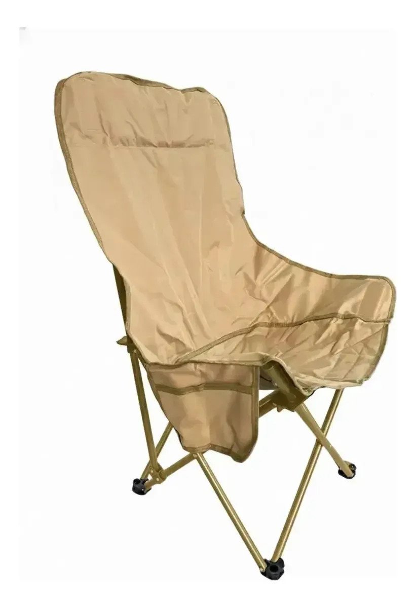 Silla Plegable Ligera Camping Bolsillo Lateral Tipo Director - Image 5