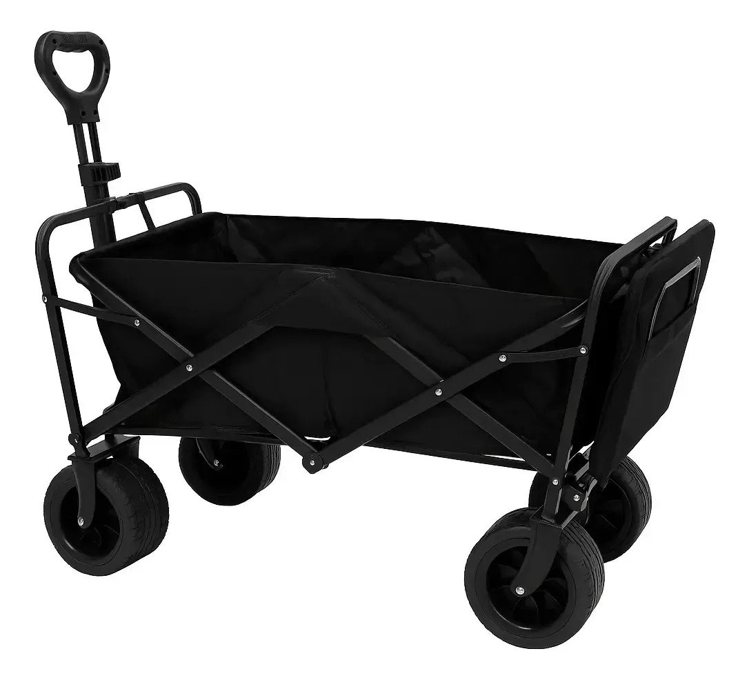 Carro Plegable Reforzado 100kg Carrito Compras Camping Playa - Image 3