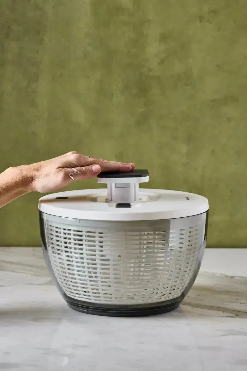 Secador De Verduras Manual Centrifugo 6l Escurridor Cocina - Image 3