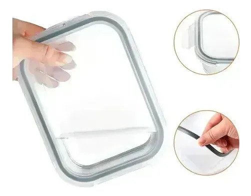 Set De 16 Tapers Frascos Herméticos De Plástico Para Cocina - Image 3