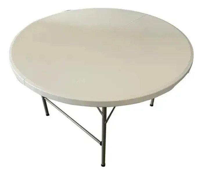 Mesa Redonda Plegable Grande 120 Fiesta Evento Catering - Image 8