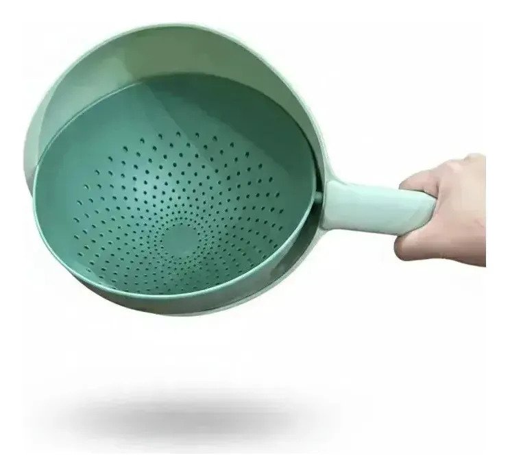 Colador Escurridor Rotativo 2 En 1 Para Cocina - Imagen 6