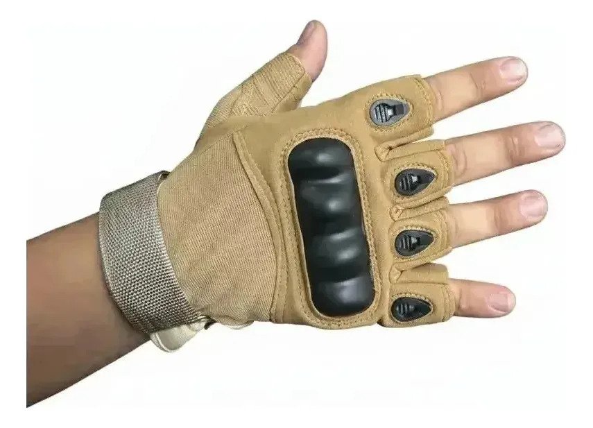 Guantes Tácticos Outdoor Reforzados Antideslizantes Cortos