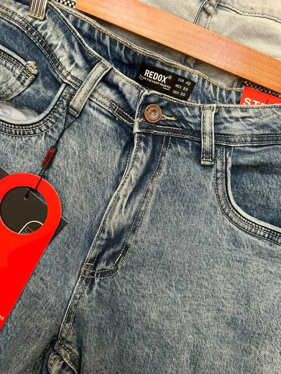 Jean Pantalon Hombre Denim Baggy Recto Premium Talles - Image 4