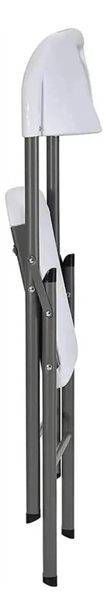 Silla Plegable Reforzada Negro O Blanco X2 Unidades Jardin - Image 2