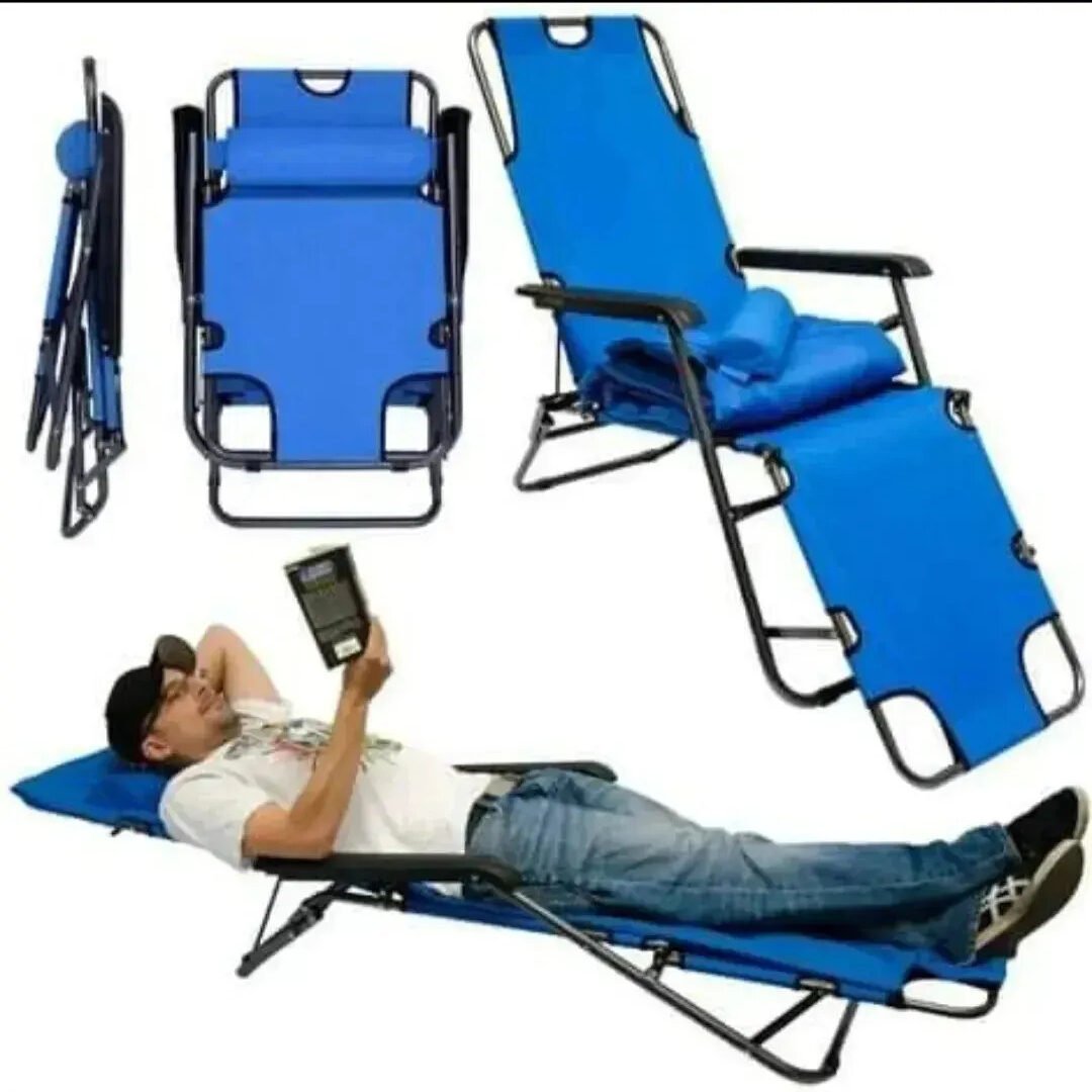 Reposera Plegable Playa Gravedad Cero Pileta Plegable Jardin