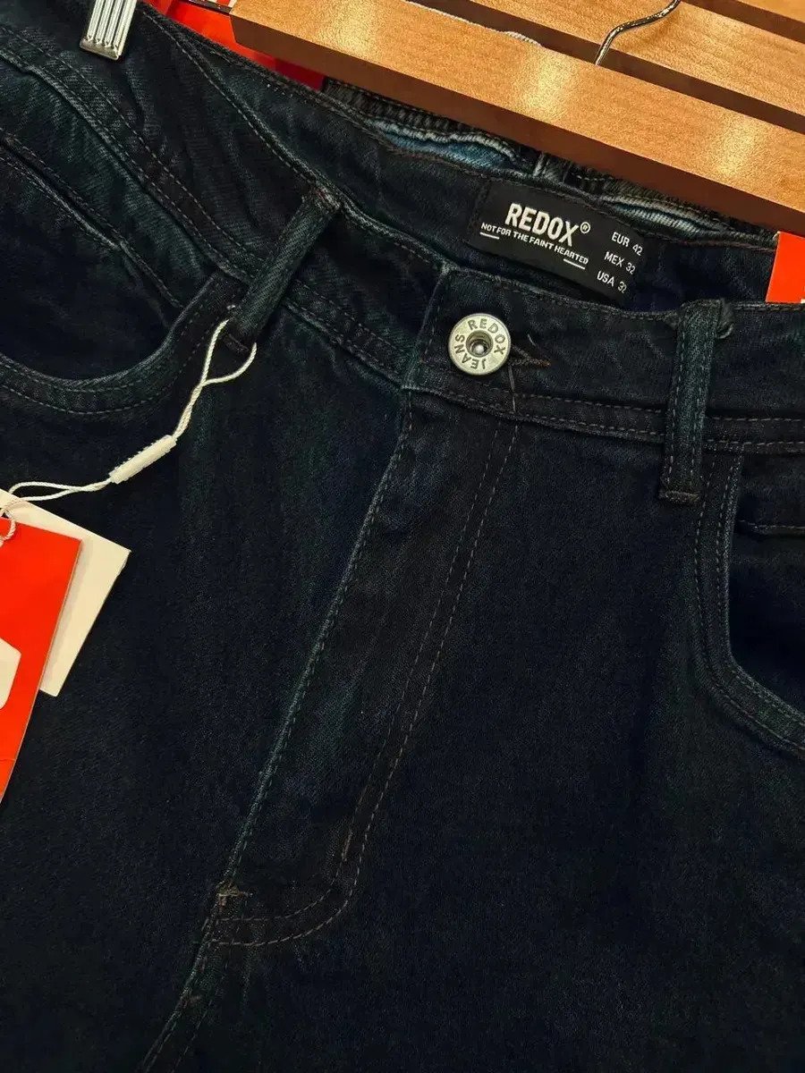 Jean Pantalon Hombre Denim Azul Oscuro Spandex Chupin Talles - Image 4