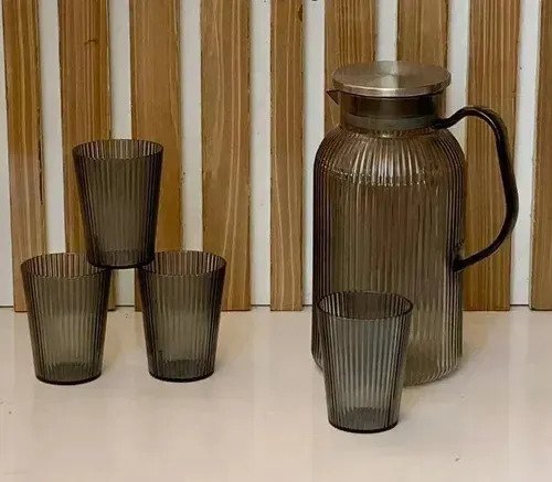 Jarra De 1.5 Litros Y 4 Vasos De Acrílico Frío Calor - Image 3