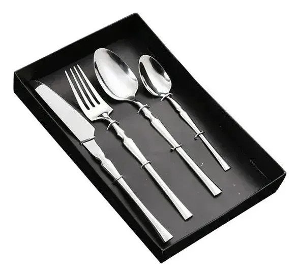 Set 24 Cubiertos Acero Inox Tenedor Cuchillo - Image 4