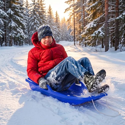 Trineo Ski Boat Para Nieve 1.2 M Con Cuerda
