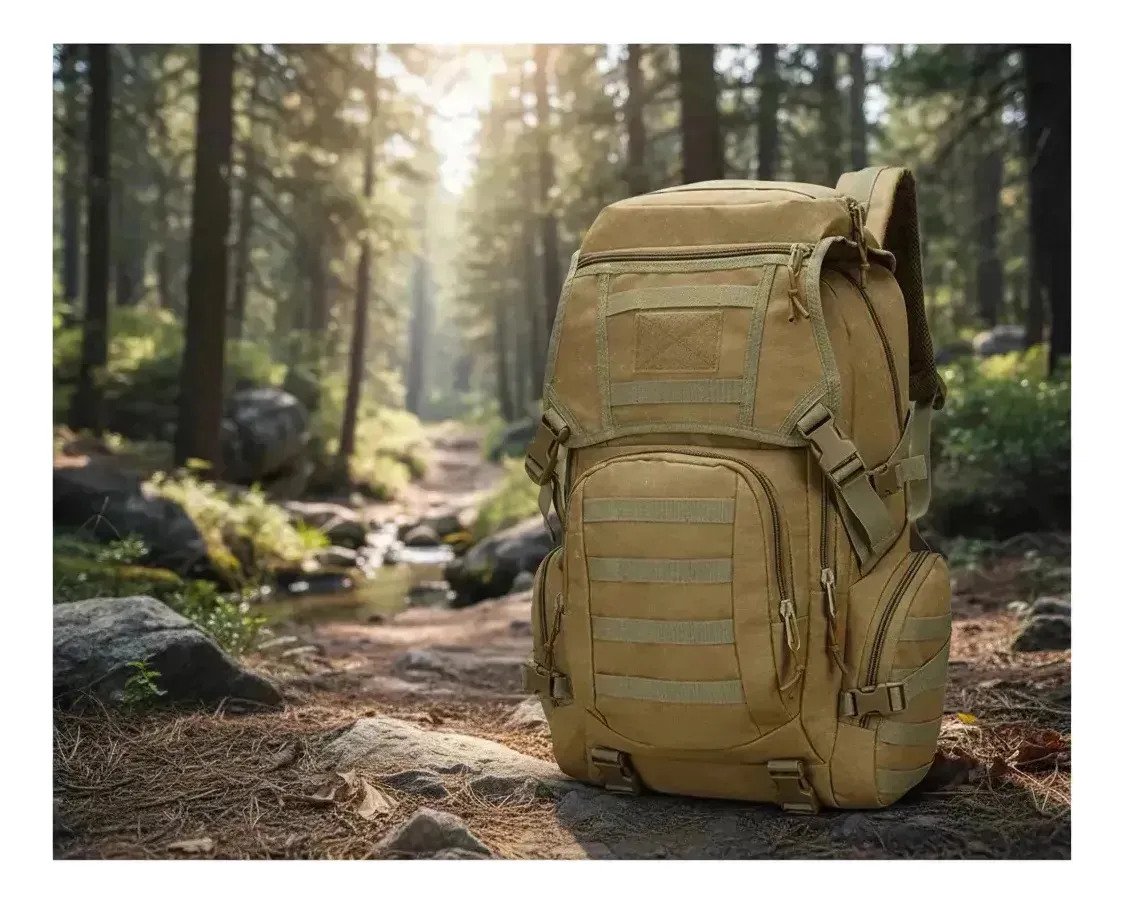 Mochila De Asalto 50 Litros Impermeable Tipo Militar