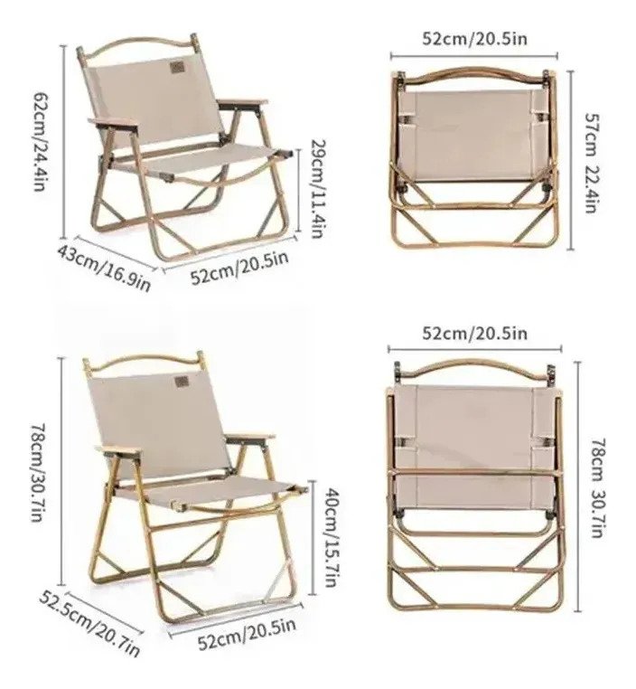 Silla Reposera Plegable Portatil Reforzada Playa Jardin - Imagen 4
