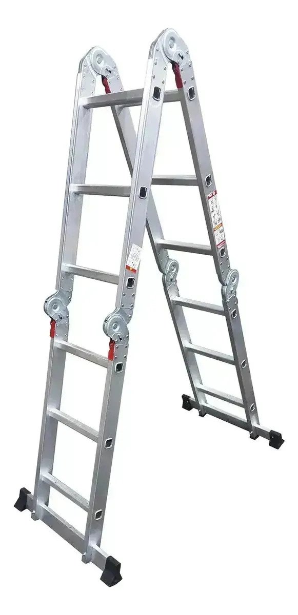 Escalera Aluminio Articulada 12 Escalones 4x3 - Imagen 2