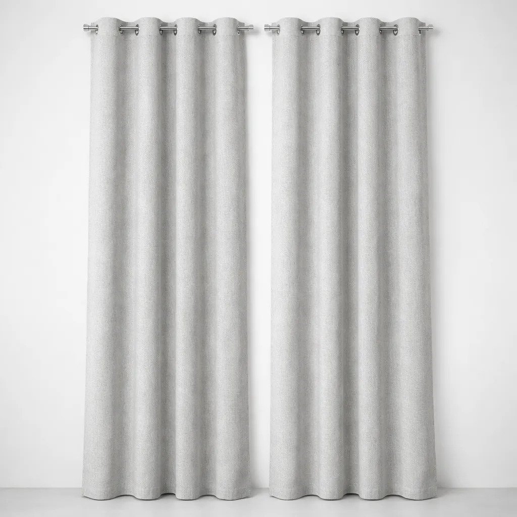 Cortina Blackout Lino 140x210 Cm 2 Paños Total Oscuridad - Imagen 7