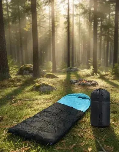 Bolsa De Dormir Térmica Ligera Camping Hasta -5 Grados - Imagen 6